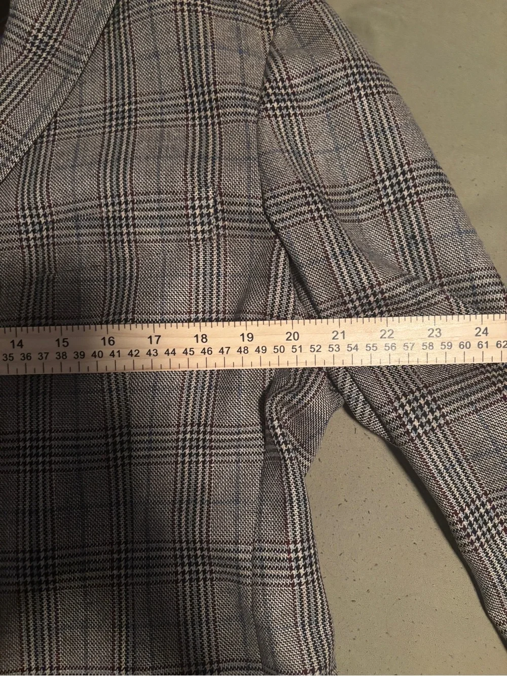 Beretta Italy Men’s 54 / US 44 Wool Silk Glen Plaid Lanificio di Pray Sport Coat